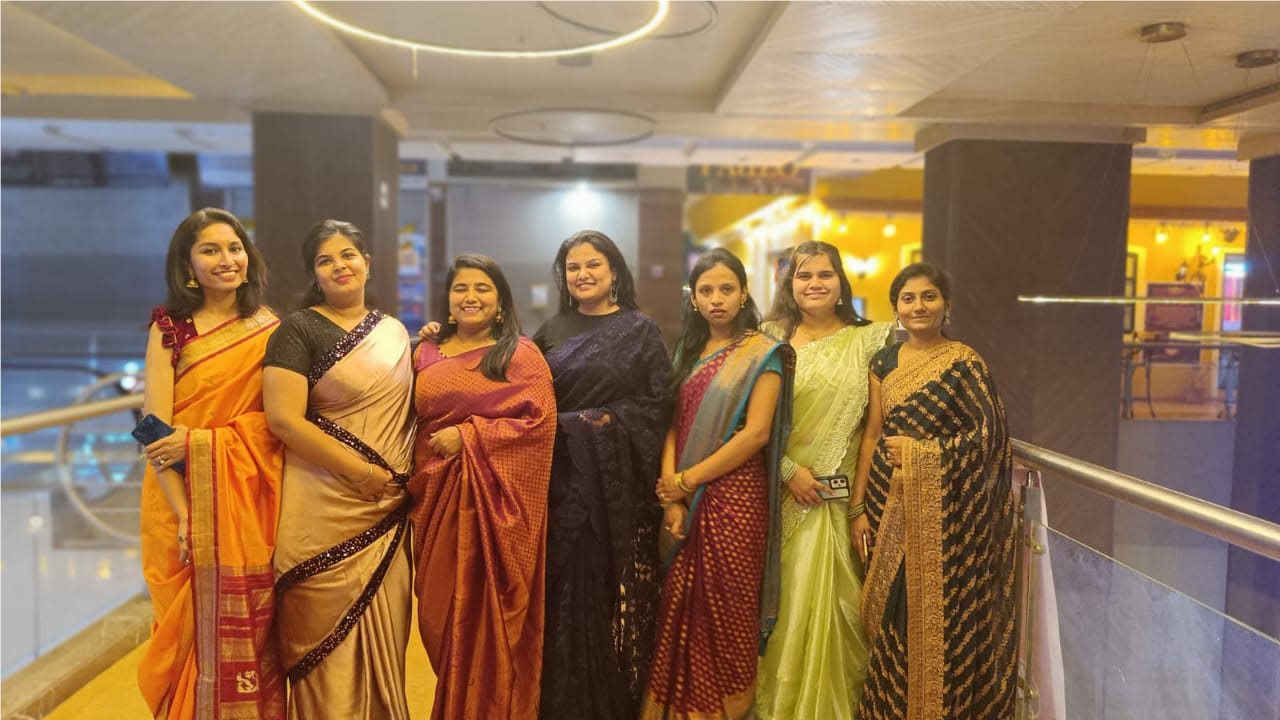 TechnoEdge team members together at a celebration