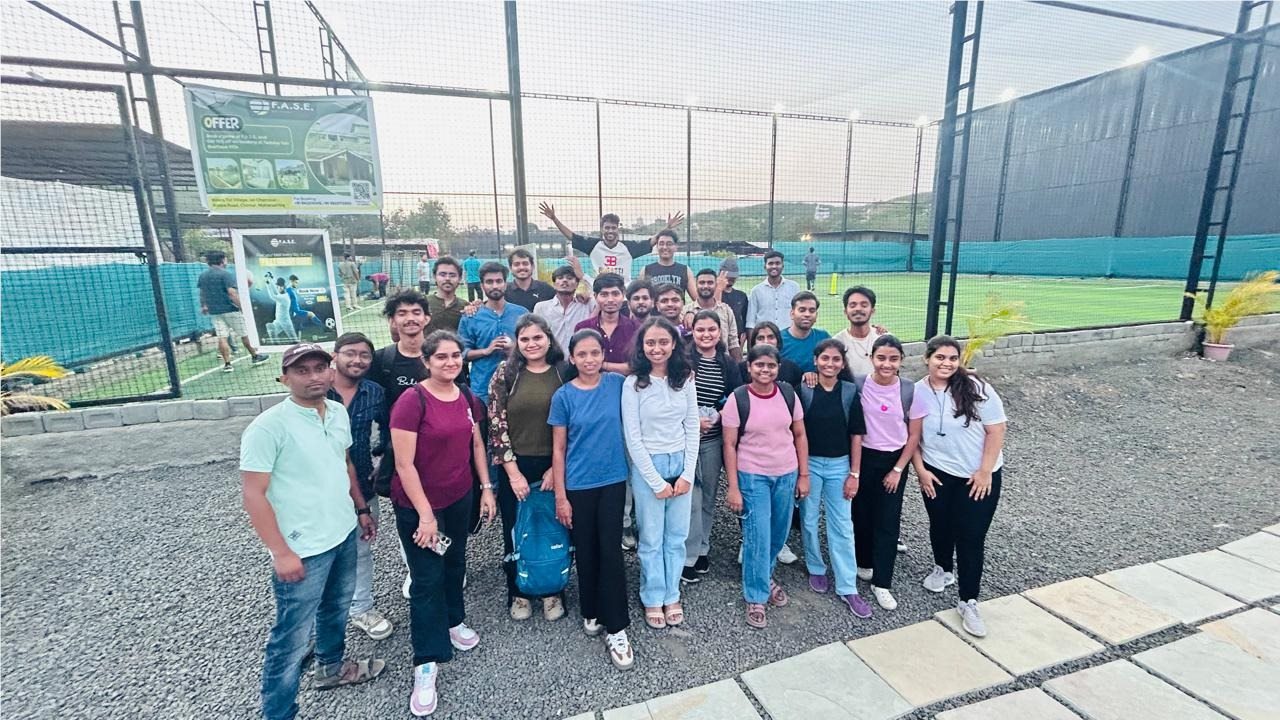The TechnoEdge team gathered together after a group activity