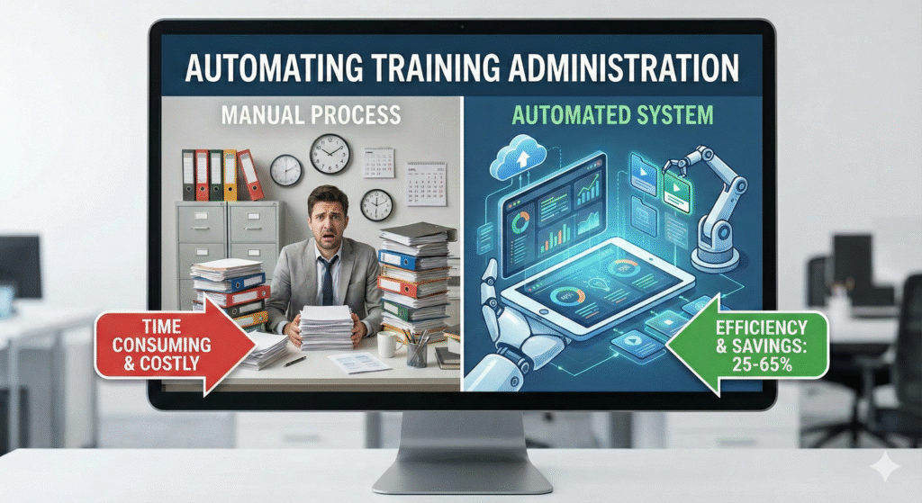Automating Training Administration: Saving 25-65% in L&D Operations