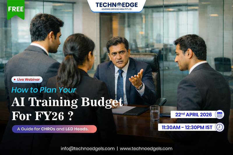AI training budget planning FY26 India webinar for CHROs and L&D leaders